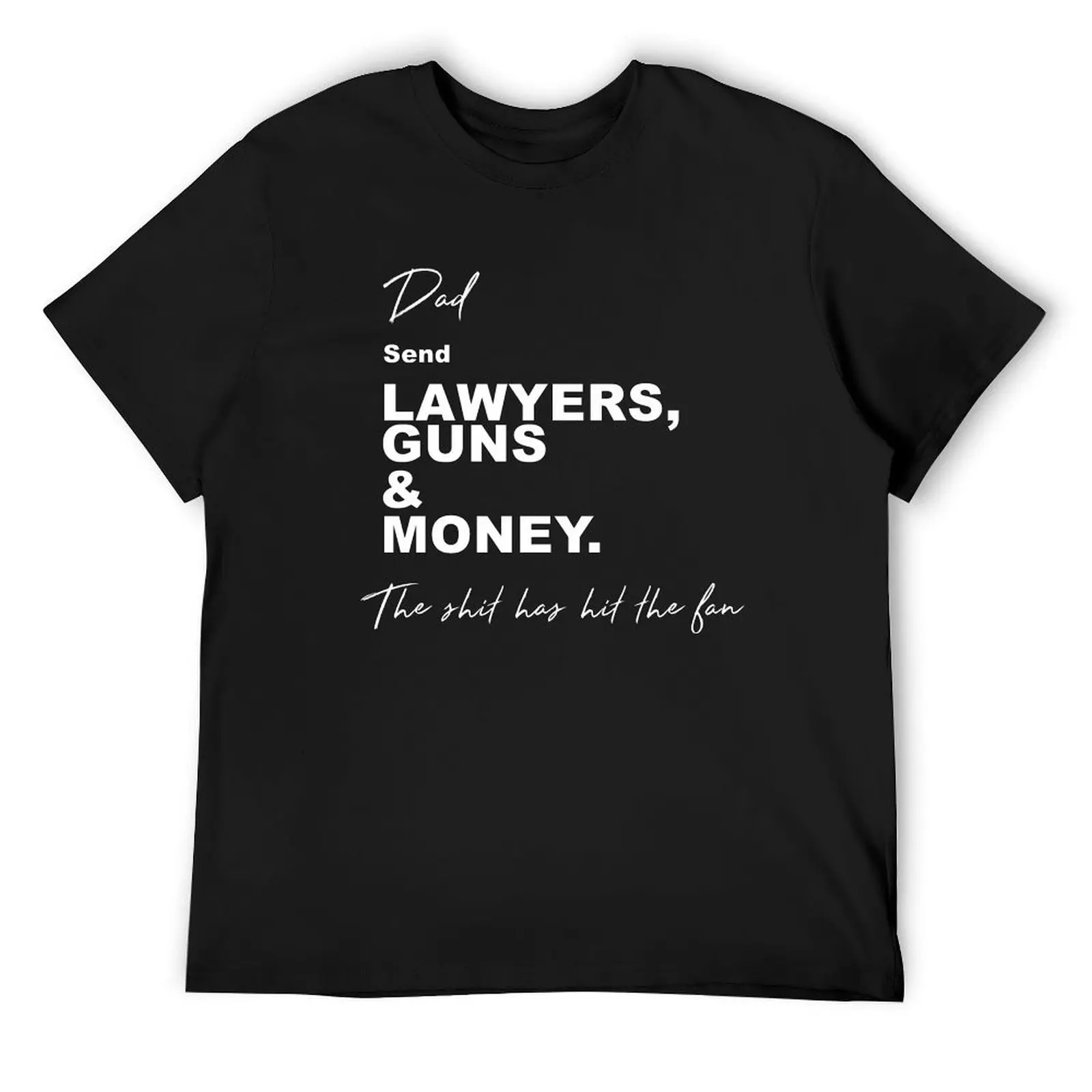 Send Lawyers guns and money T-Shirt affliction shirts plus size clothes oversized t shirts for men