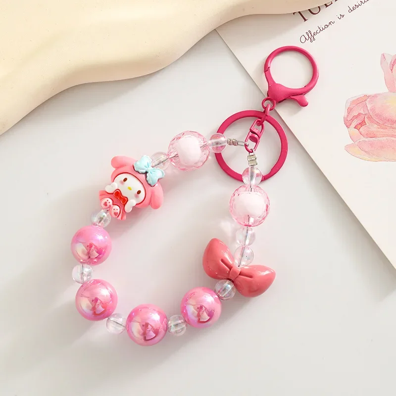 สายคล้องโทรศัพท์มือถือลายการ์ตูนซานริโอ้, พวงกุญแจเฮลโลคิตตี้สุดสร้างสรรค์, จี้กระเป๋าสำหรับสาวๆ, เครื่องประดับแฟชั่นน้องหมาคาวาอี้, ของขวัญ