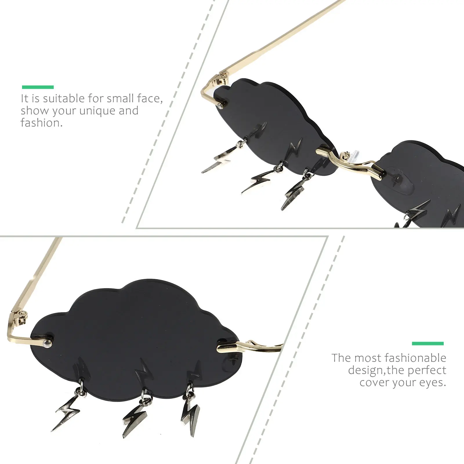 1Pair Sunglasses Sp… - image