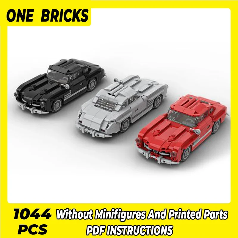 Moc Building Bricks City Supercar Model Speed Champion 300 SL Technology Modular Block Gifts Toys For Children DIY Sets Assembly