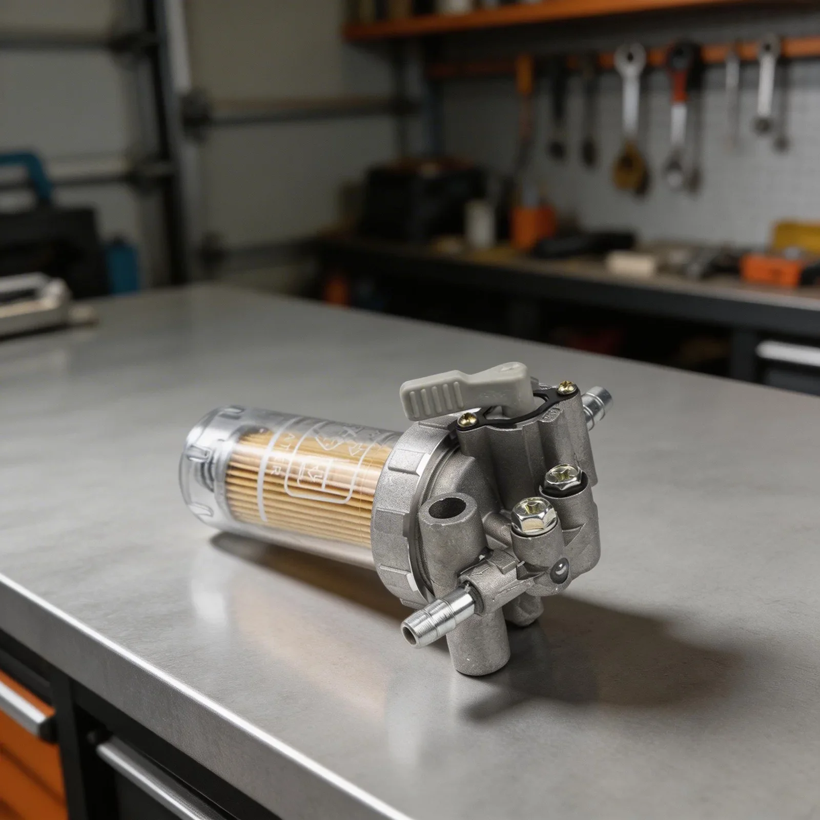 As Shown In The Picture Fuel Filter Assembly Solenoid Valve Control Filtration Accuracy 5 m Quick-release Interface Design