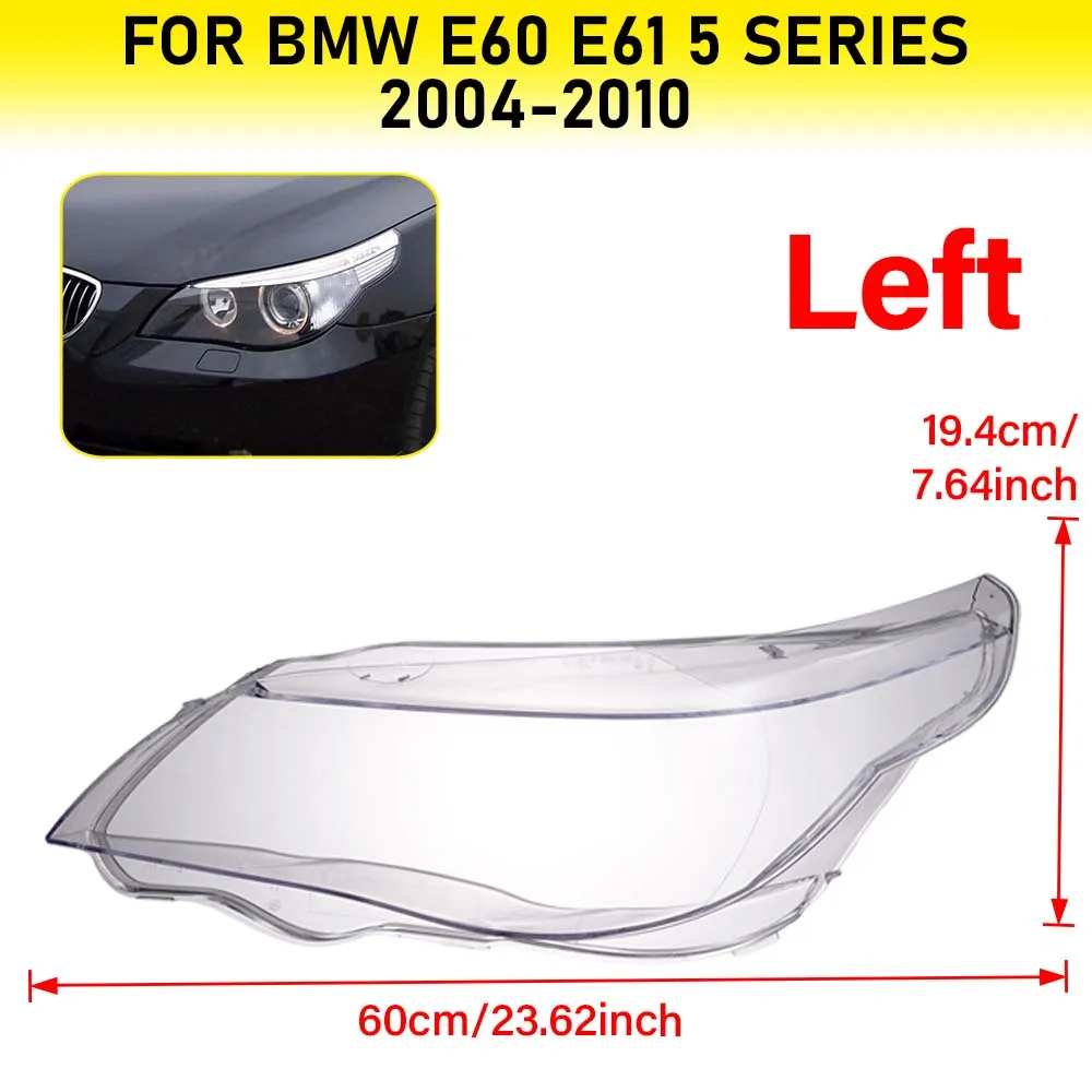 For Bmw 2004-2010 Model 5 Series Headlight Cover 520 523 525 530I Bmw E60E61 Car Lampshade Car Headlight Cover Bmw Accessories