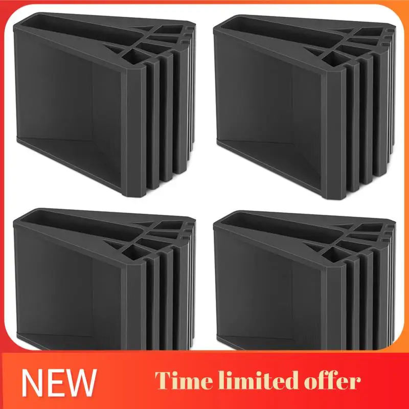 ABRN-Ladder Feet Pack Of 4 Rubber Ladder Feet Non-Slip Ladder Foot Cover Stepladder Replacement Parts For Ladders Telescopic