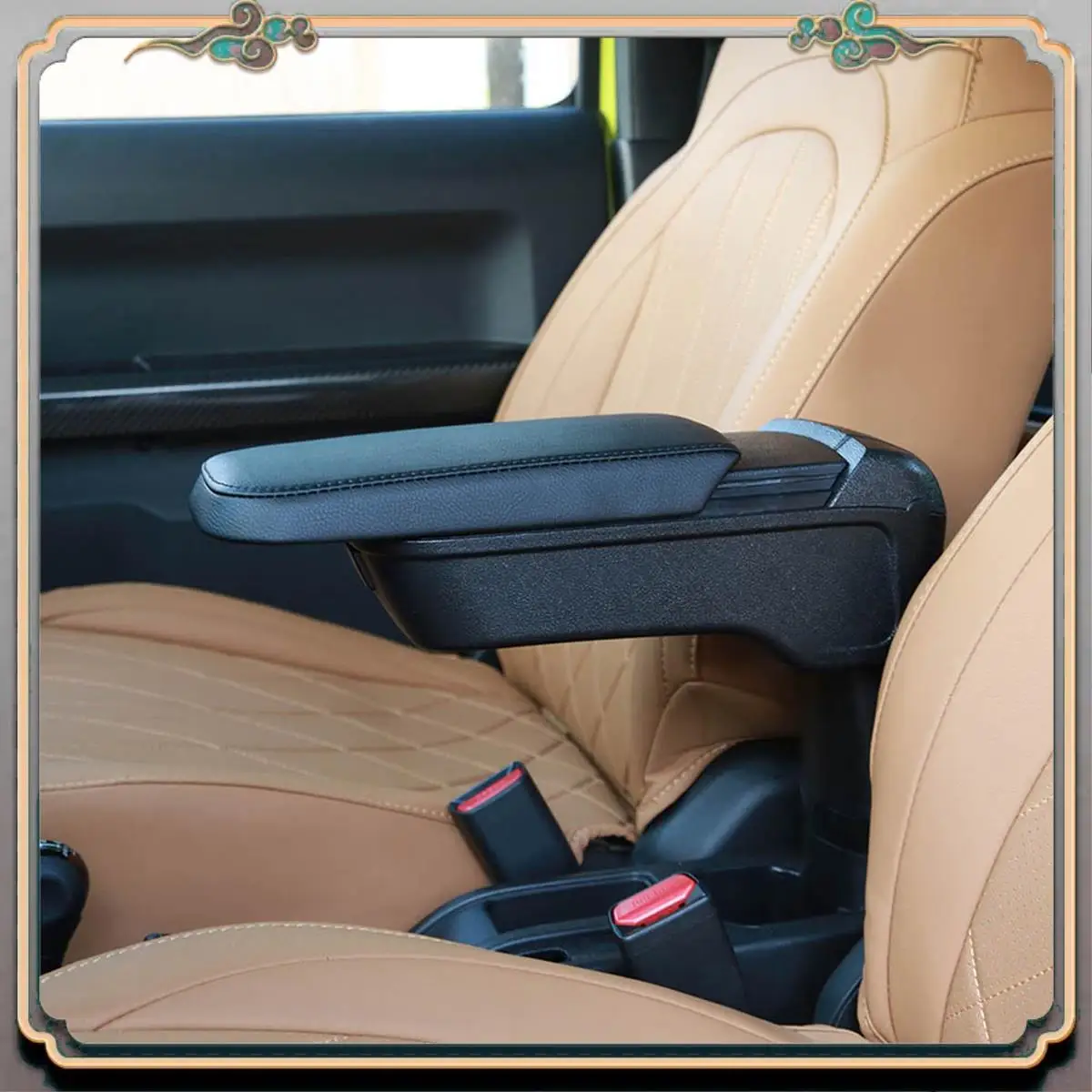 

Reliable-New Central Armrest Box For Suzuki Jimny 2018-2022 JB64W JB74W Car Storage Box Gear Shift Tray Interior Accessories