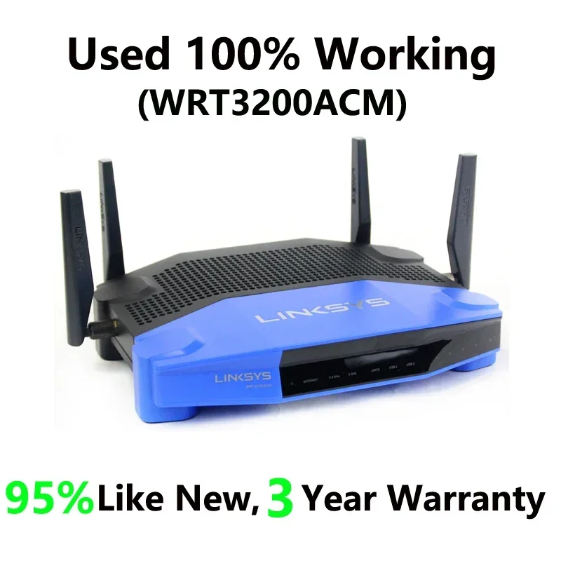 LINKSYS WRT1200AC WRT1900AC WRT1900ACS WRT32X WRT3200ACM WiFi Router Dual-Band+ Ultra-Fast Smart  802.11AC Wi-Fi 5 Wi-Fi