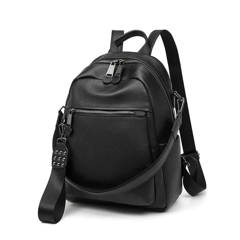 Новые женские рюкзаки, модная школьная сумка большой вместимости для девочек, женский дорожный рюкзак, кожаный студенческий школьный рюкзак высокого качества