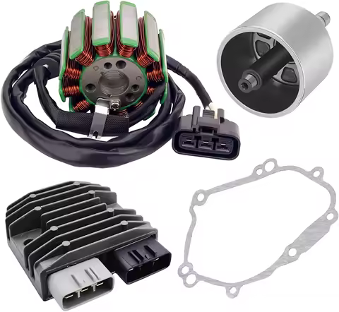 Magneto Stator Coil Set for Yamaha YZF R1 2004-2008 FZ1 2006-2014 FZ8 FZ8-N Fazer 800 2011-2013 2D1-81410-01-00 5VY-81450-00-00