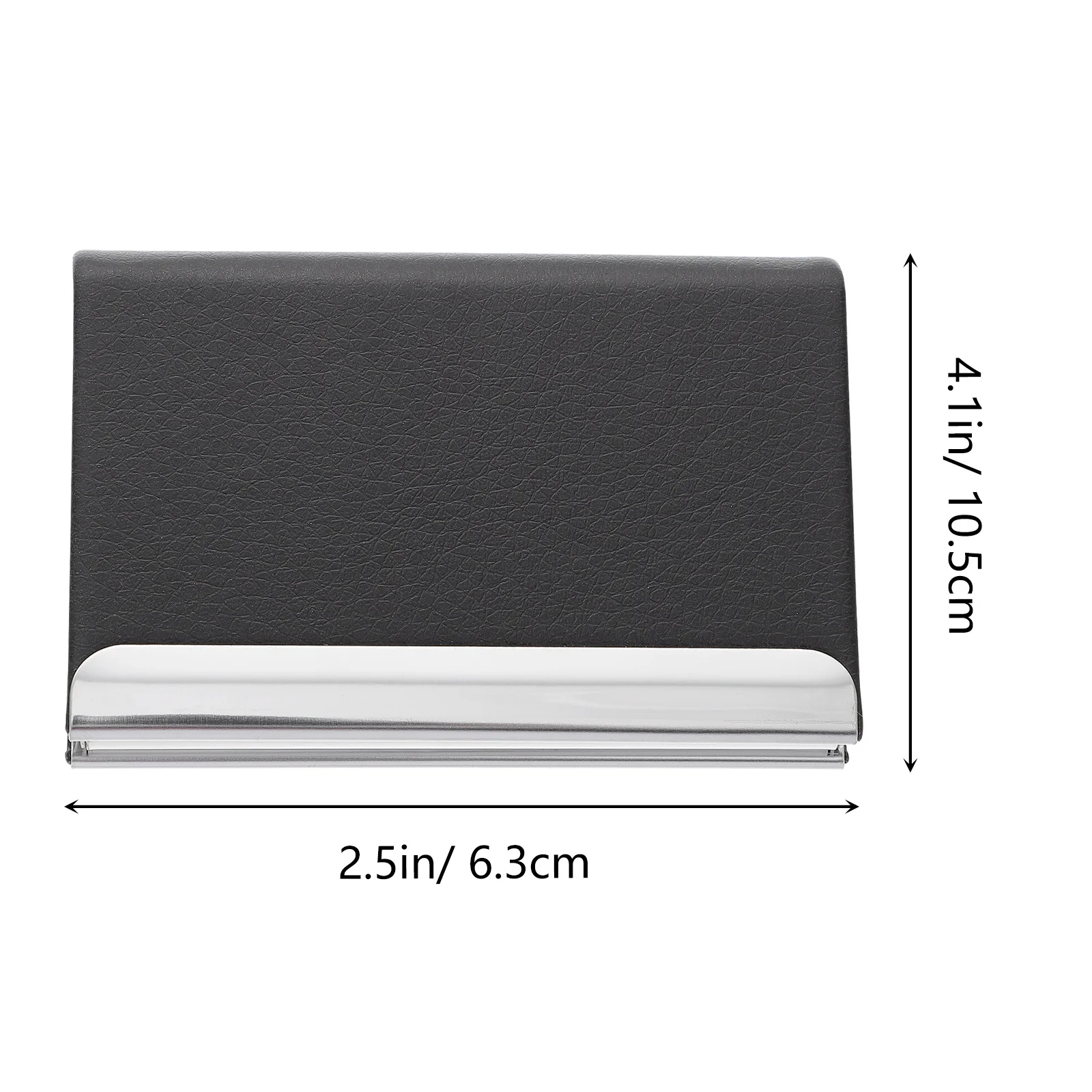 محفظة منظم بطاقات العمل وحامل الائتمان للرجال بسعة كبيرة وحقيبة تخزين بطاقات الاسم بتصميم عصري