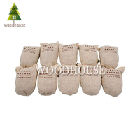 4 PCS Cedar Hanging Sachets Bags, Red Cedar Chips Sachets for Shoes Clothes Storage, Closet and Drawers Fresh Scents