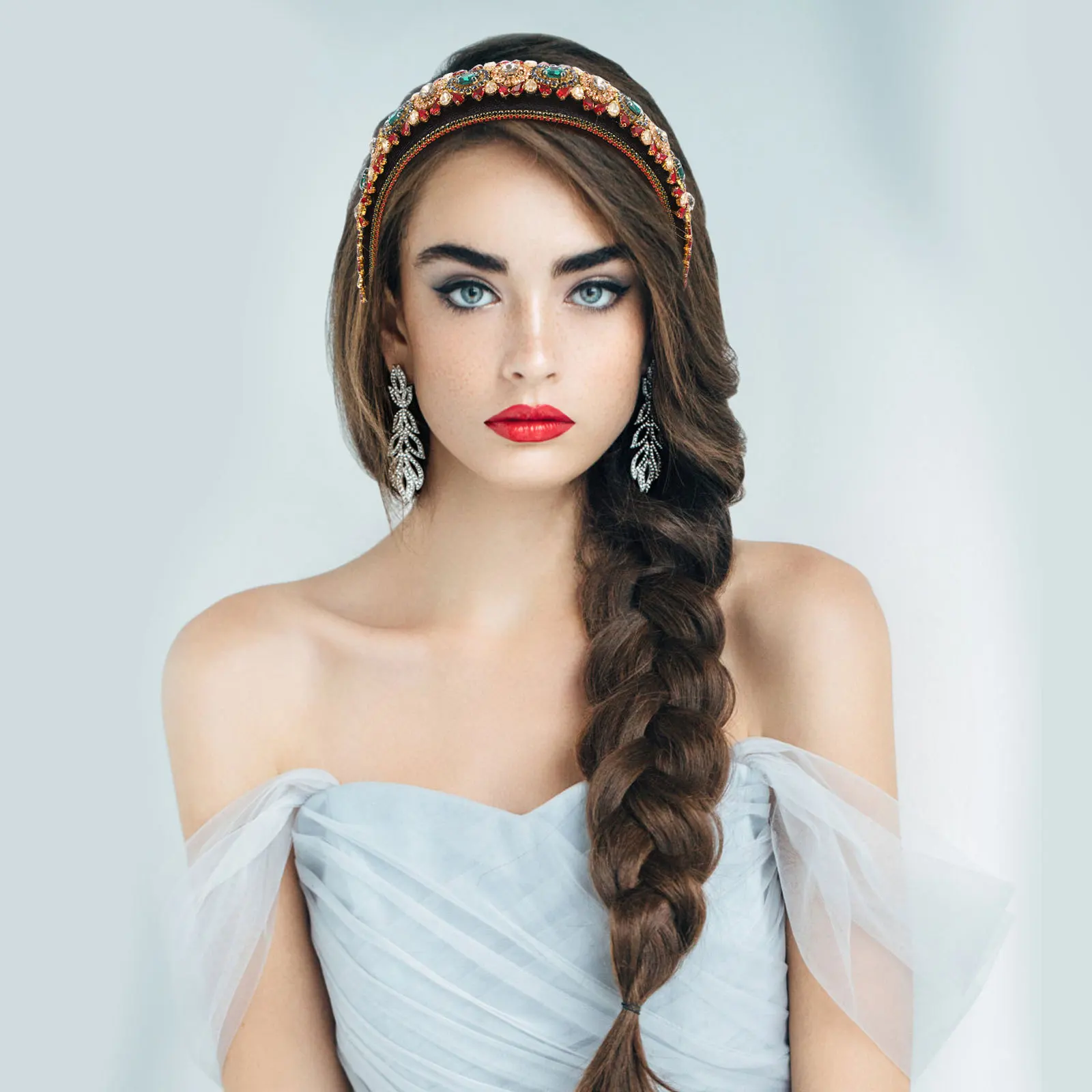 

Повязка для волос со стразами, изысканный внешний вид, прочный, легкий, идеальный подарок для семьи, друзей, повязка для волос со стразами