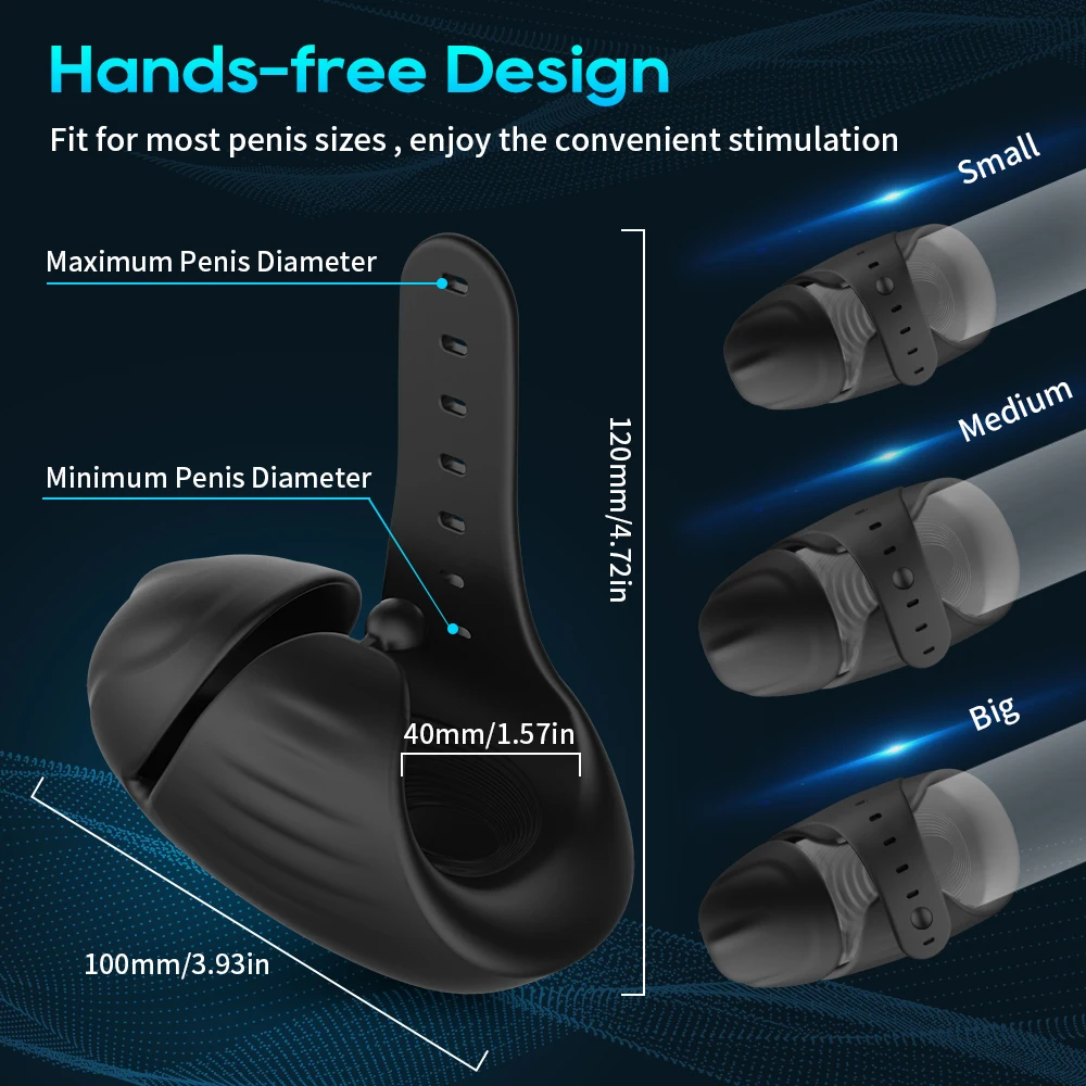 Bluetooth Penis Vibrator for Men Penis Delay Trainer Sex Machine Glans Massager Male Masturbator Sex Toys for Men Adult Goods - Image 4