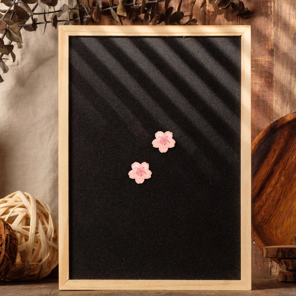 

10Pcs Cherry Blossom Push Pins Pink Floral Decorative Thumb Tacks for Bulletin Board Cork Board Home Office Wall Use