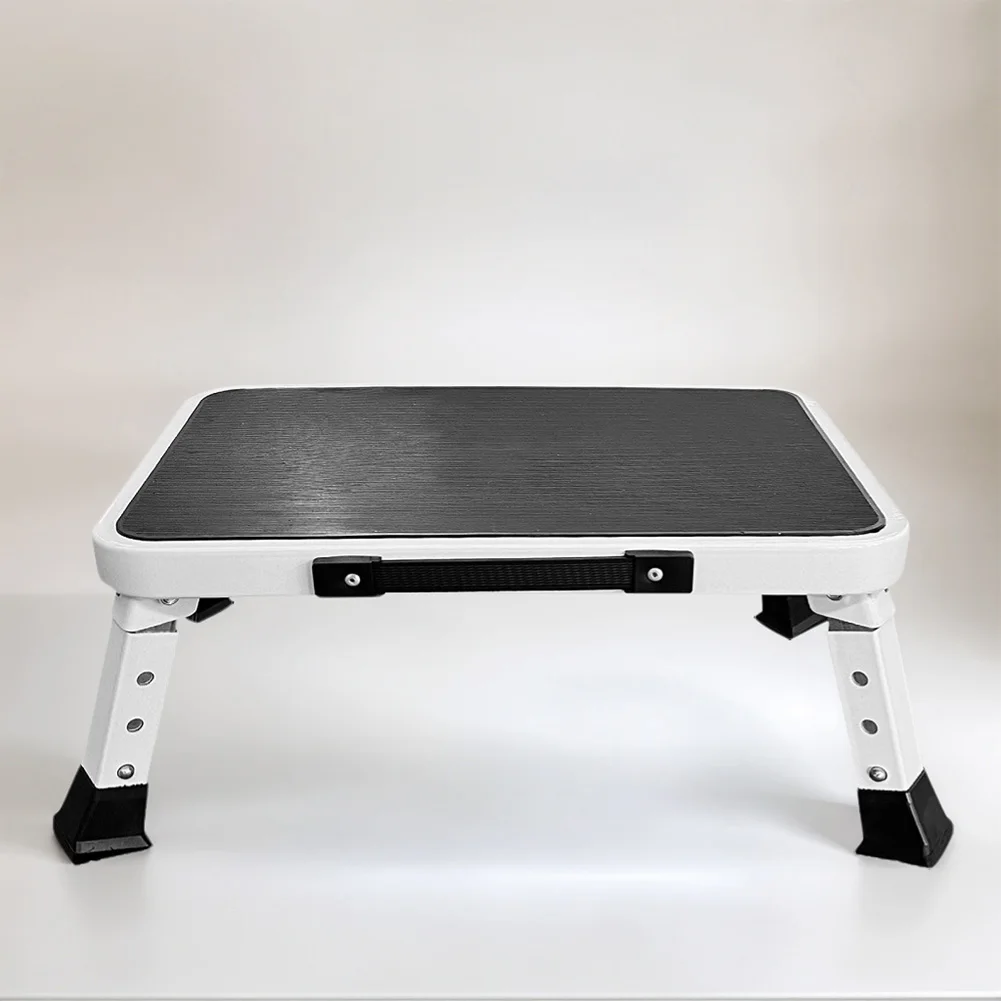 1 خطوة قابلة للطي الثقيلة سلم مع دواسة واسعة المضادة للانزلاق خطوة البراز خفيفة الوزن خطوة البراز لتخزين المرآب المنزلية