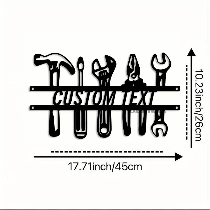 DIY Industrial Style Iron Wall - огляд і ціна Workshop Tools Name