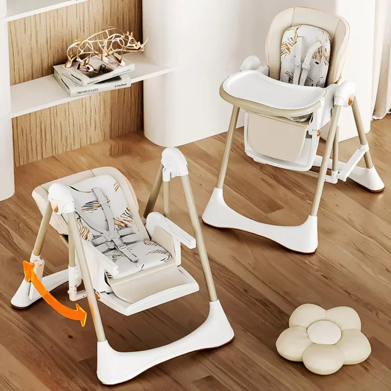 Hot Sale Adjustable stainless steel High Chair with Tray Dining Chair Solution for Babies and Toddlers for Feeding