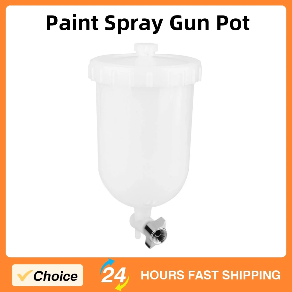 Pot de pistolet de pulvérisation 400ml, Pot de pistolet de pulvérisation, alimentation latérale, tasse de peinture en plastique pour W101 W71 R-2 K-2 F-2, pistolet de pulvérisation d'alimentation latérale, Pot de peinture