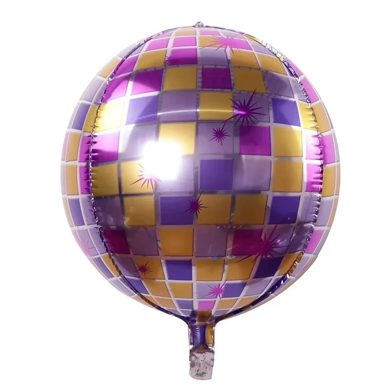 22 Inch 4D Disco Balloon DISCO Three-dimensional Ball Aluminum Film Balloon KTV Bar Party Ballroom Decoration