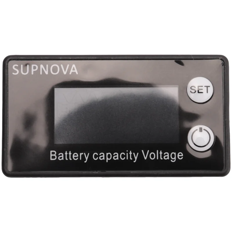 Battery Capacity Indicator Car Motorcycle Voltmeter DC 8V-100V Lead Acid Lithium Lifepo4 Color Screen-ABHG