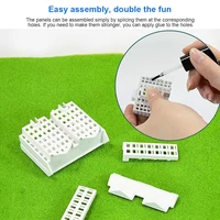 1:500 DIY ABS Model Village House High Detail Miniature Building Kit For Model Train Enthusiasts & Collectors 2