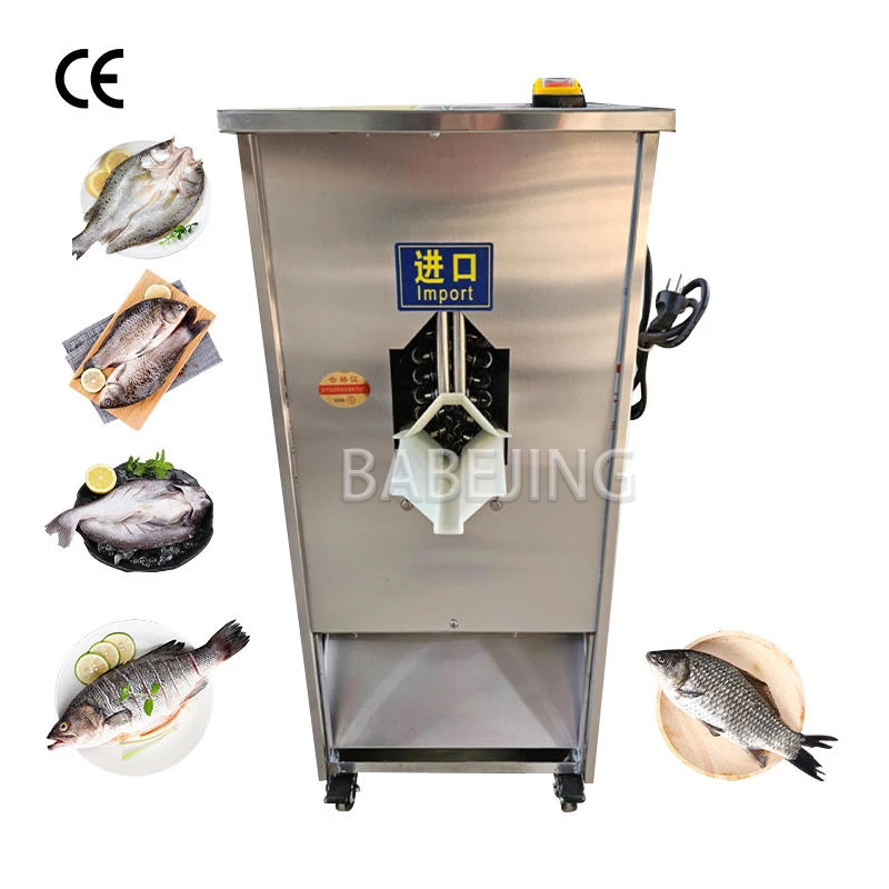 Горячая продажа, полностью автоматическая машина для уничтожения рыбы/машина для открытия задней части скумбрии/машина для удаления накипи мяса рыбы