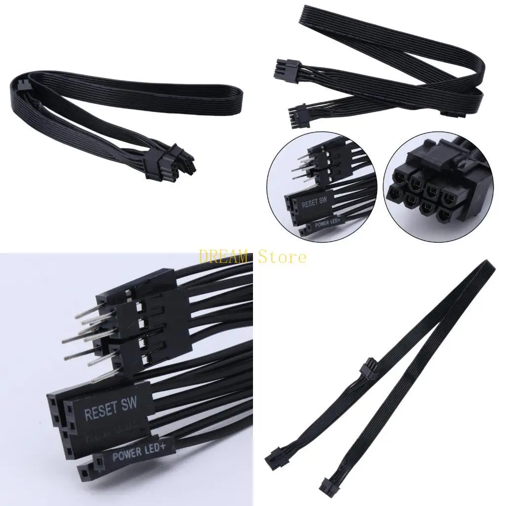 New 16pin (12+4) to CPU 2x8 PCI-E5.0 ATX3.0 Adapter Connector For GPU Adapter best sale