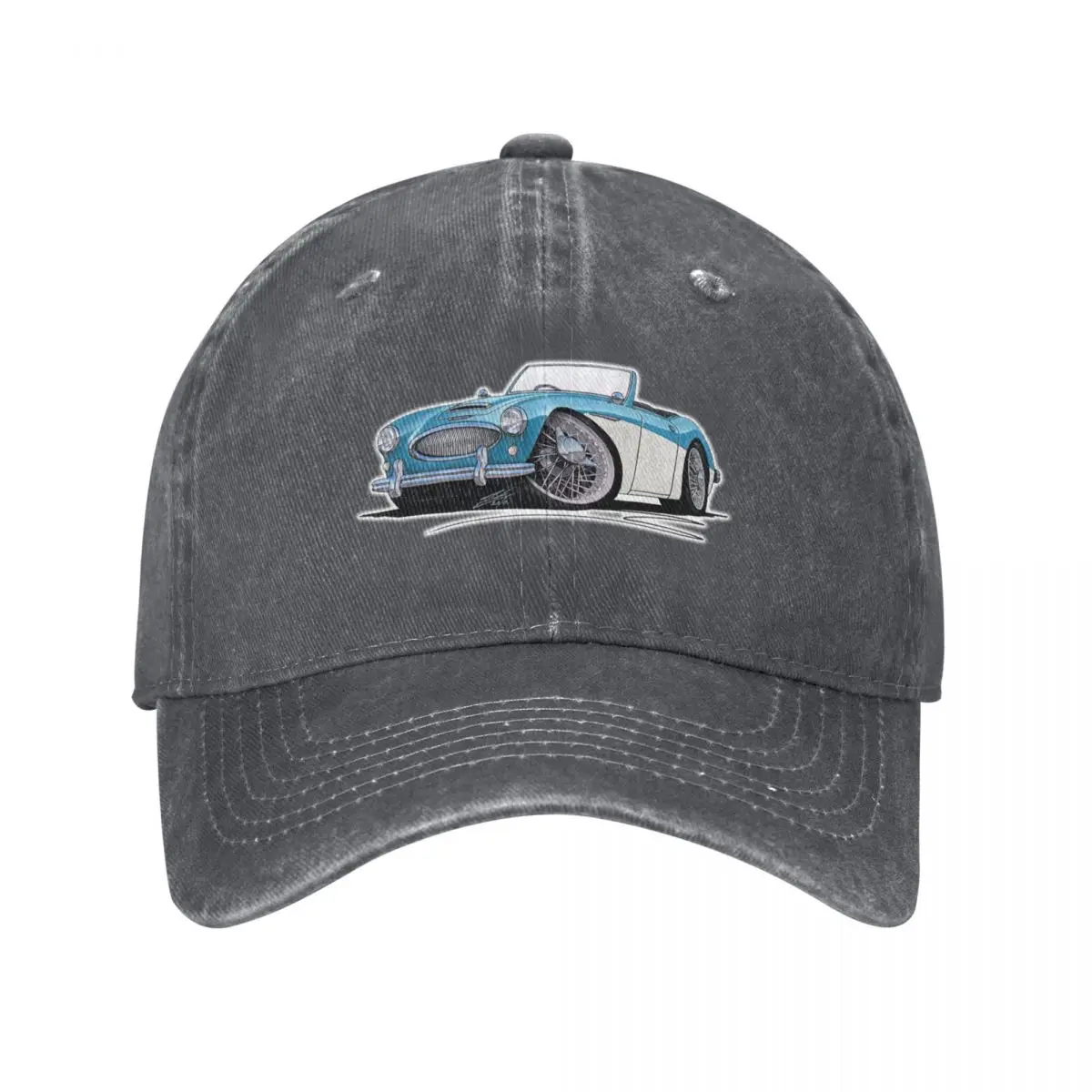 Austin-Healey 3000 Blue/White Baseball Cap Sunhat Trucker Cap Mens Tennis Women's