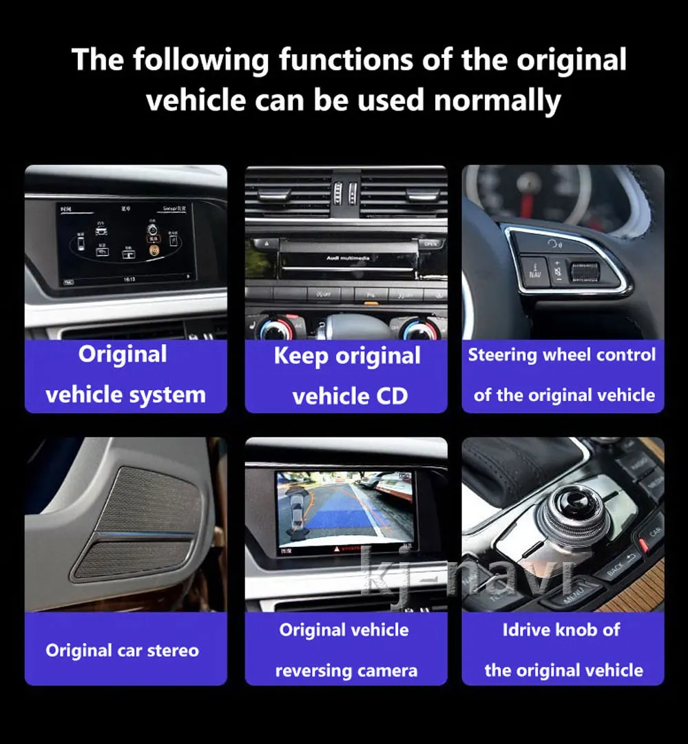 8.8 Inch Android 14 Touch Screen For Audi A5 B8 2009-2016 Car Accessories Auto Carplay Monitors Multimedia Audio Radio Player