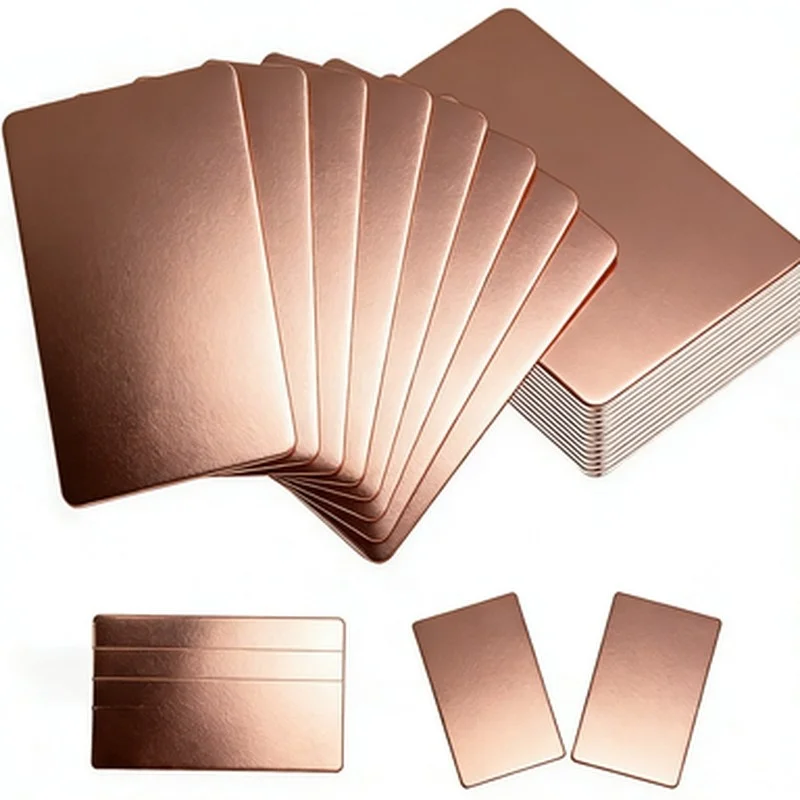 

91pcs Rose Gold High Texture Wedding Commemorative Aluminum Card Elegant Alloy Plate Marriage Sheet for Wedding Scene Usage