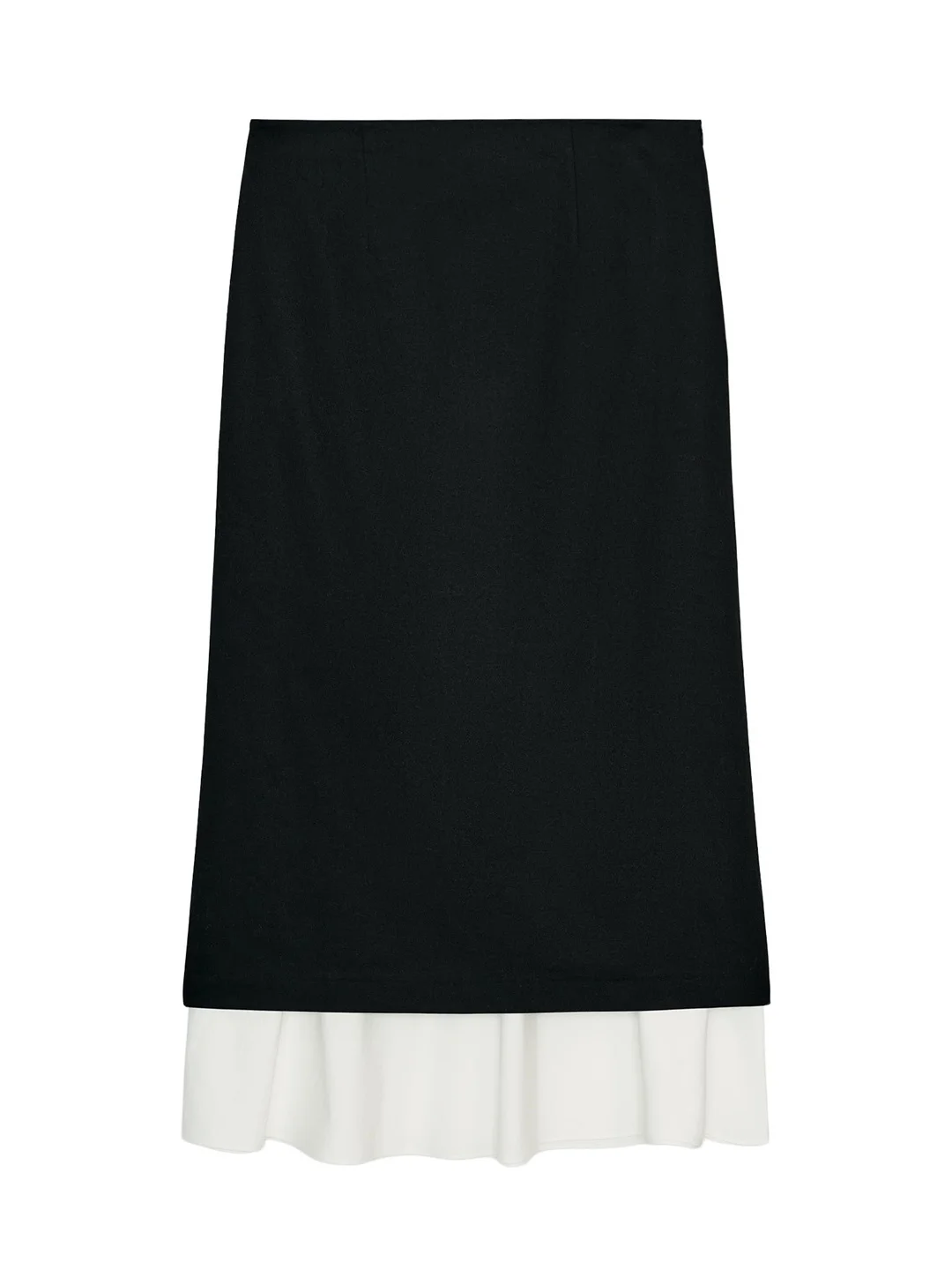 カジュアルなコットン混紡Aラインスカート、ミッドウエスト、パッチワークデザイン、レディースファッション、秋冬新作スカート