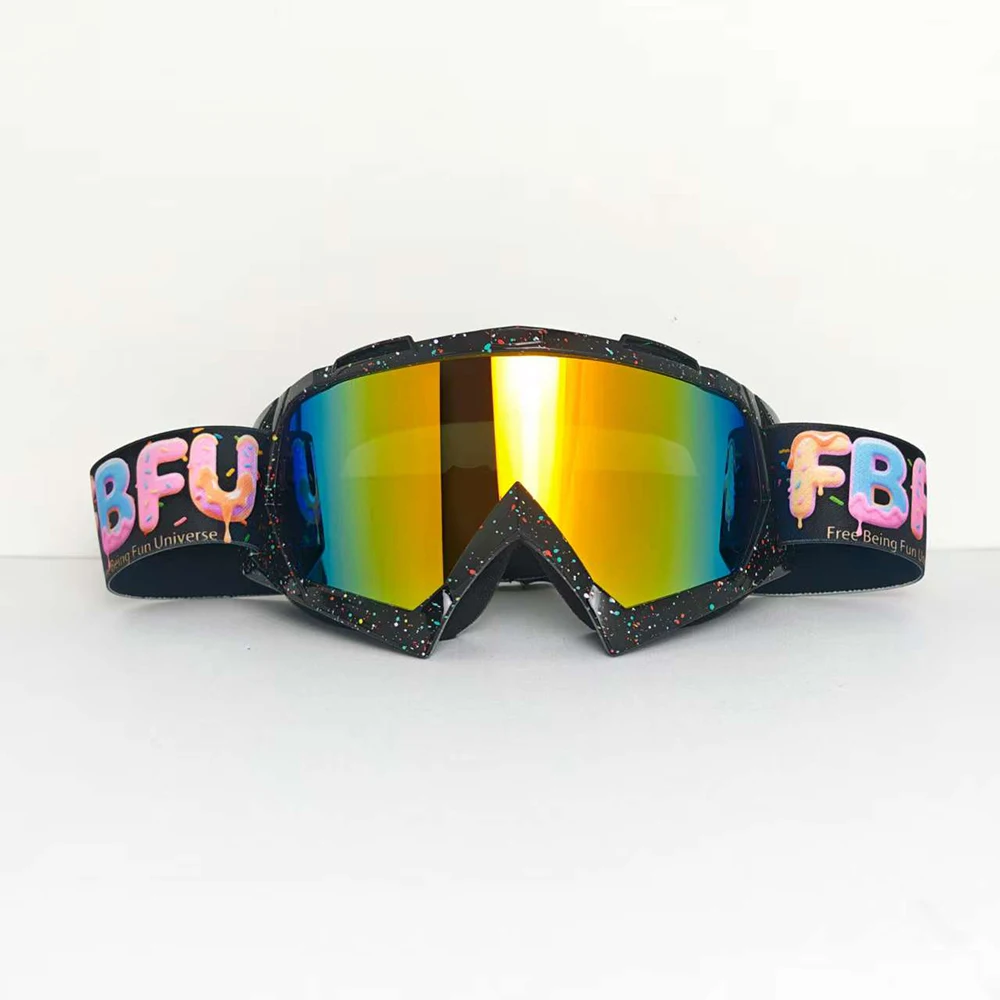 FBFU Fashion Four Seasons Occhiali da sci - Lenti HD, Protettivo Traspirante Uomo Donna Neve Sport di montagna