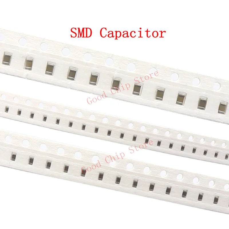 100 шт. 1206 SMD чип многослойный керамический конденсатор 0,5 пФ - 100 мкФ 10 пФ 100 пФ 1 нФ 10 нФ 15 нФ 100 нФ 0,1 мкФ 1 мкФ 2,2 мкФ 4,7 мкФ 10 мкФ 47 мкФ