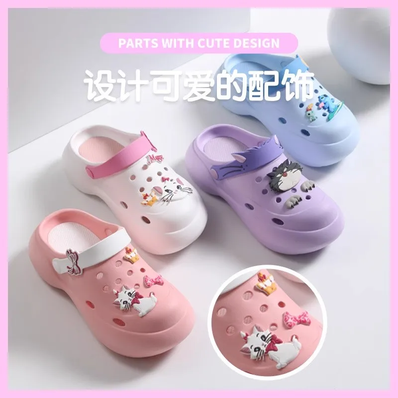 

Disney Stitch Summer Slippers Cartoon Adult Style Indoor Beach Sandals Soft Sole Non-Slip Cutout Shoes Home Outdoor Accessories