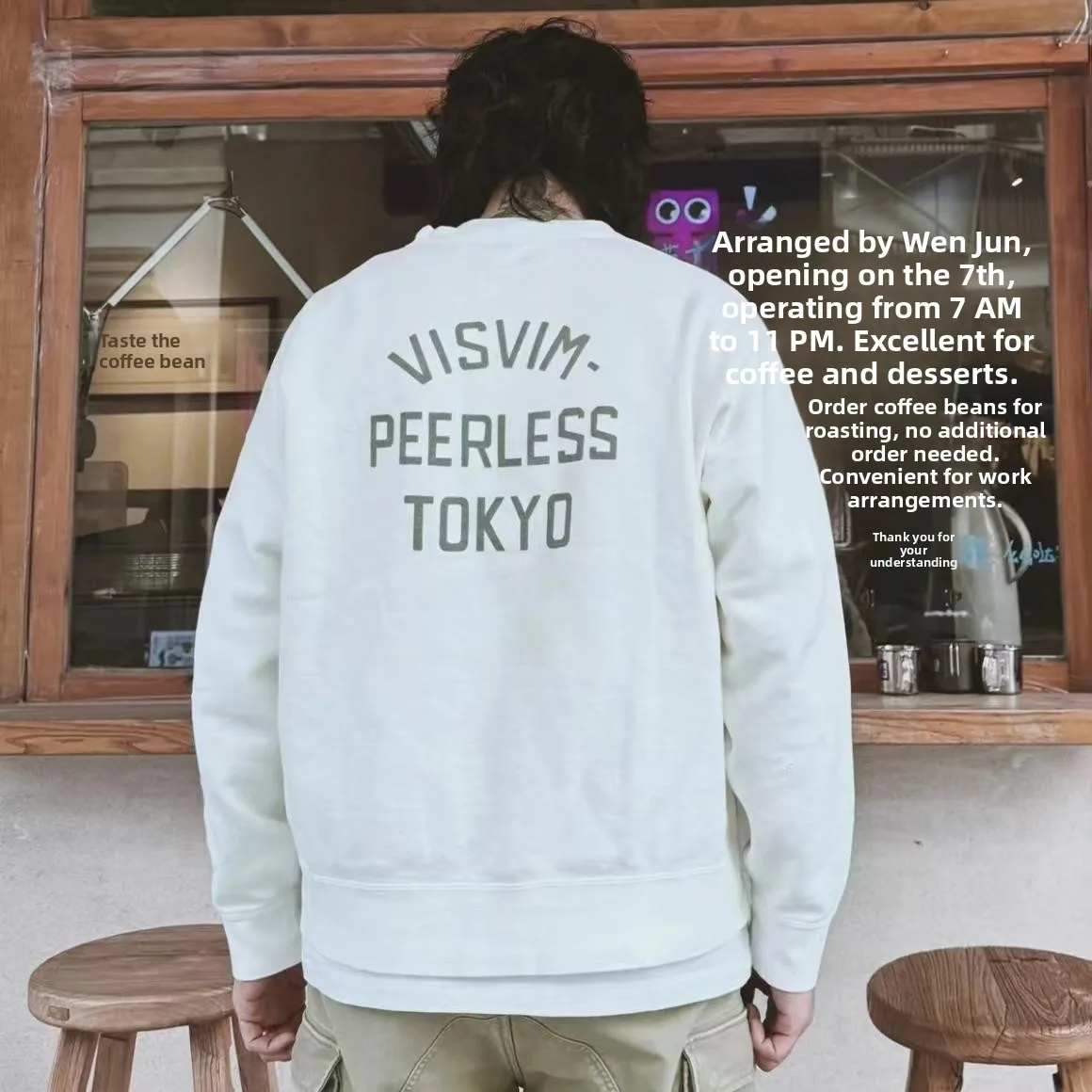 

Мужская толстовка Visvim 24SS Jumboumbo SB с капюшоном, на флисовой подкладке, винтажный дизайн с эффектом потертости, круглый вырез, детали с логотипом