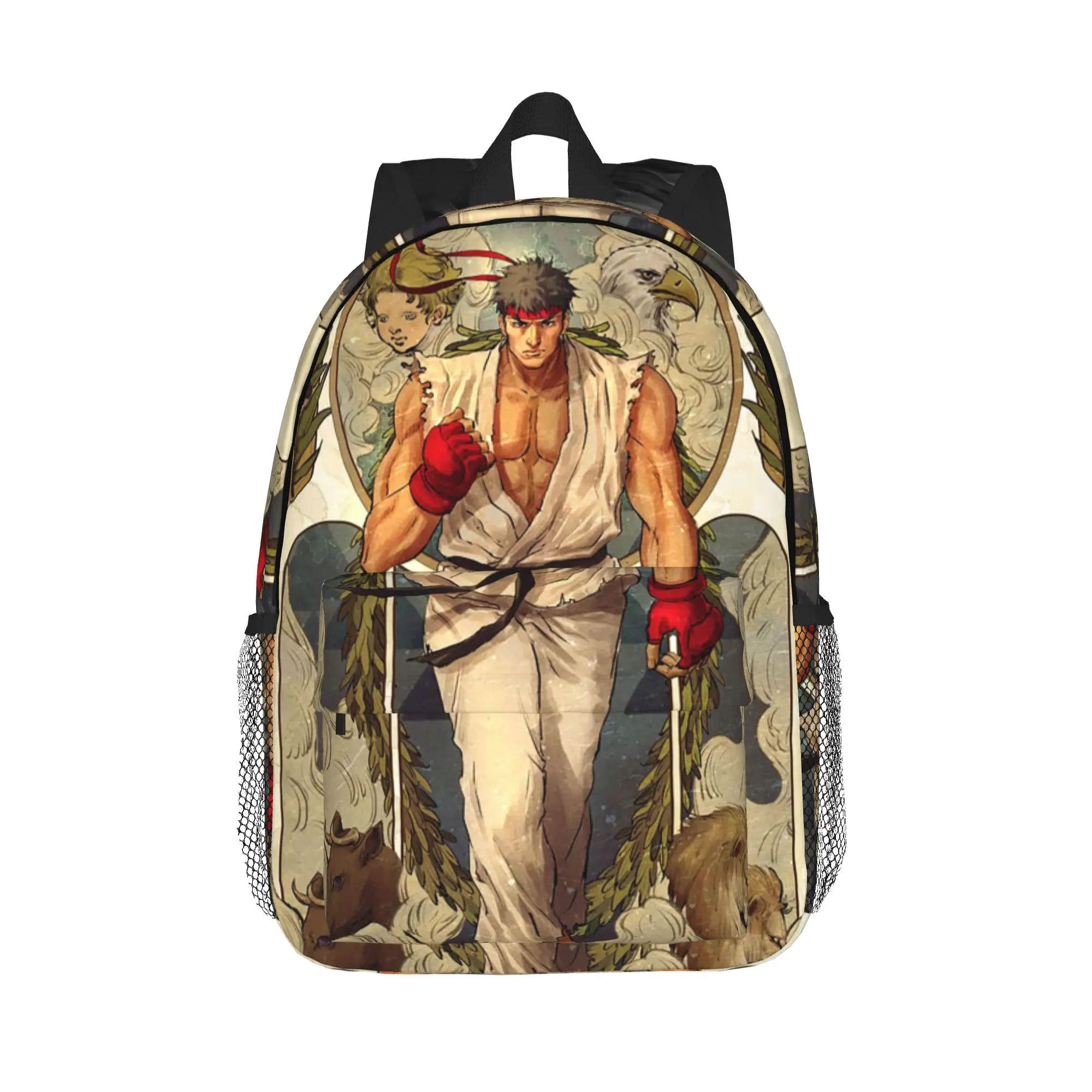 Ryu Street Fighter II Turbo Hyper Fighting Backpack Hot Sale Daypack Boys Girls BookBag Shoulder Bags for Men Women School Bag