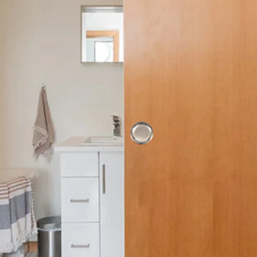 

2Pcs Barn Door Handle Durable Sturdy Steel Material Modern Kitchen Cabinet Garage Gate Accessory Door Handle Gate Handles