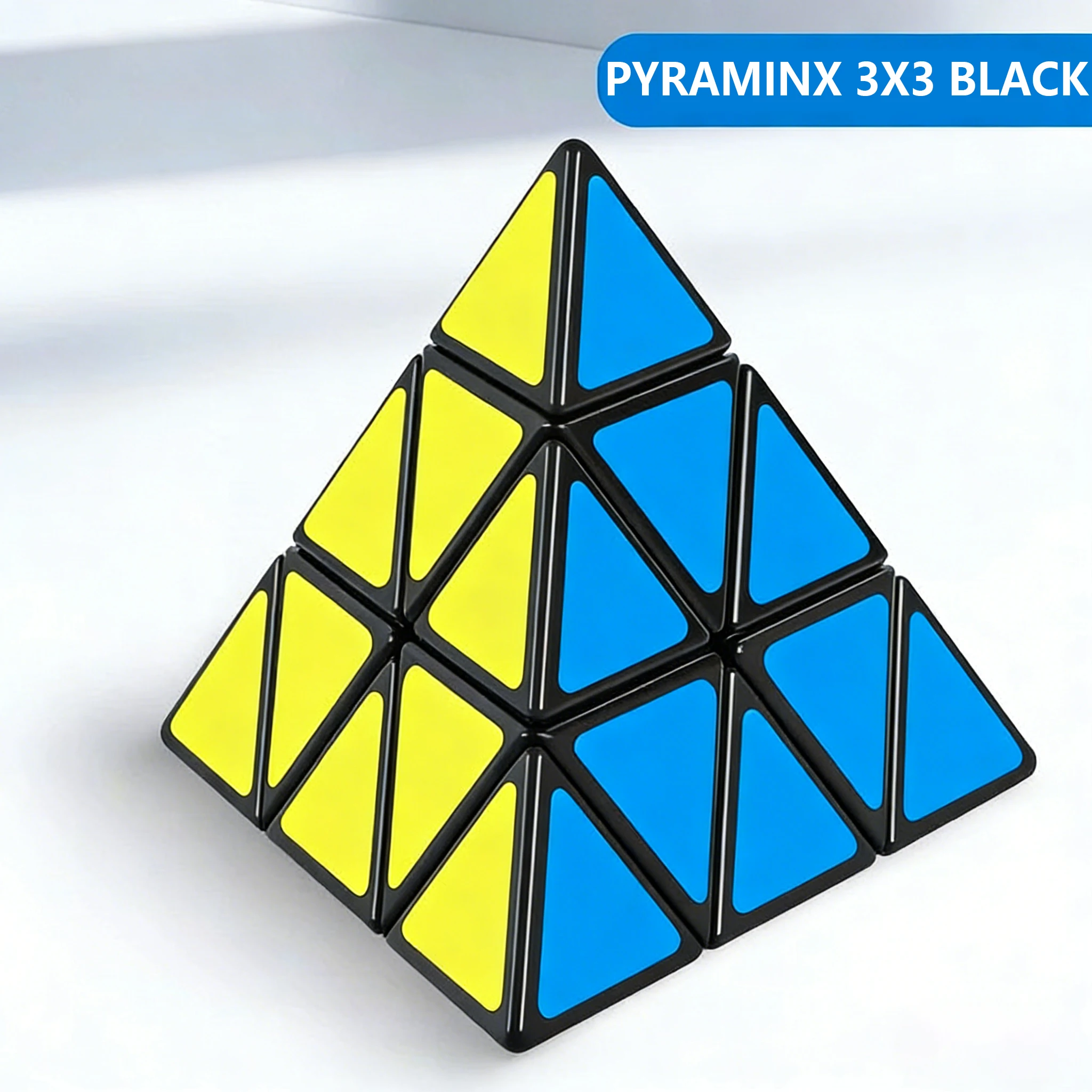 Pyraminx professionnel de vitesse, cube pyramidal 2x2 3x3 4x4 ​ ​ Cube, puzzle triangulaire pour adultes et enfants, jouet d'entraînement à la pensée logique, cadeau