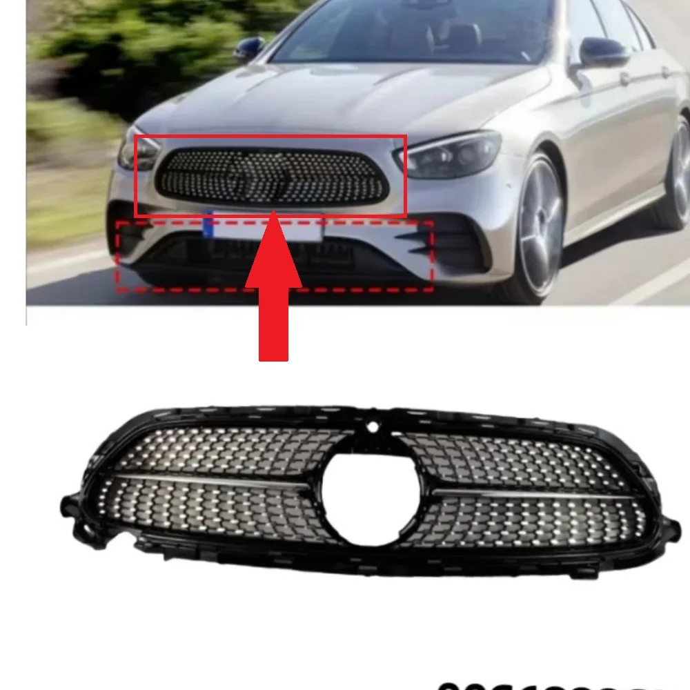 

Front bumper grille Star Grille A2138889500 For Mercedes Benz W213 E-Class W213 E350 E400 E450 2021-2023 V213 A238 C238
