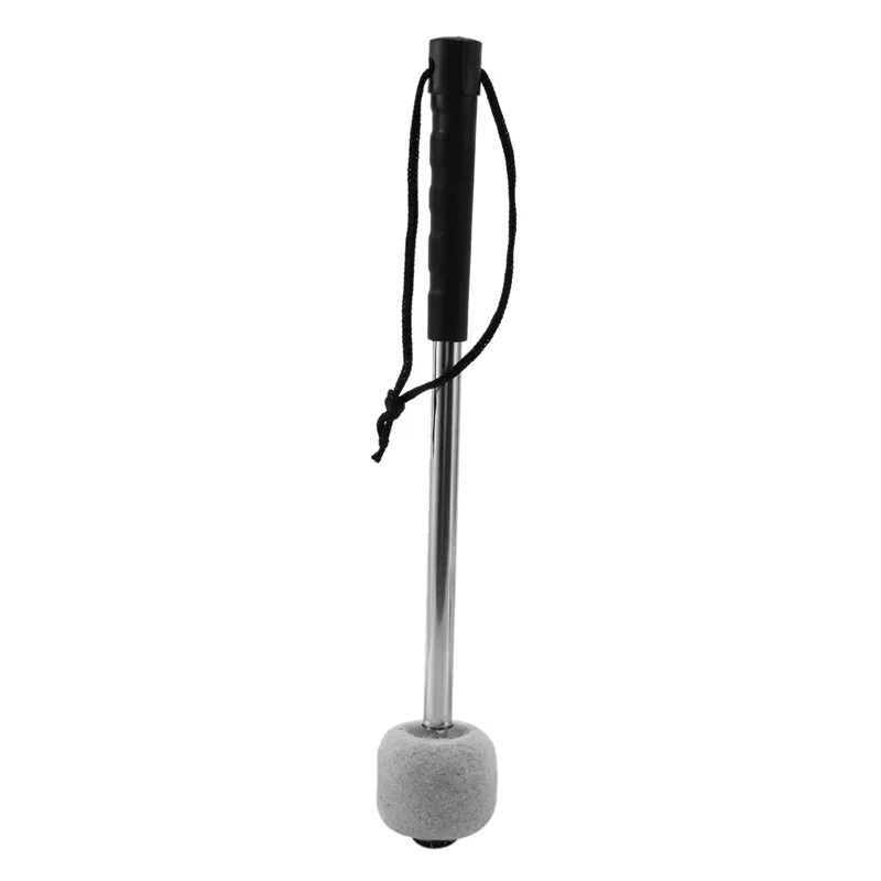 

ABVB-20Pcs Bass Drum Mallet Felt Head Percussion Mallets Timpani Sticks With Stainless Steel Handle,White