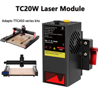 TWO TREES TC20 Laser Module for TTC450 / TTC450 pro 20W module for Laser Engraving Machine Cutting 15mm pine boards effortlessly