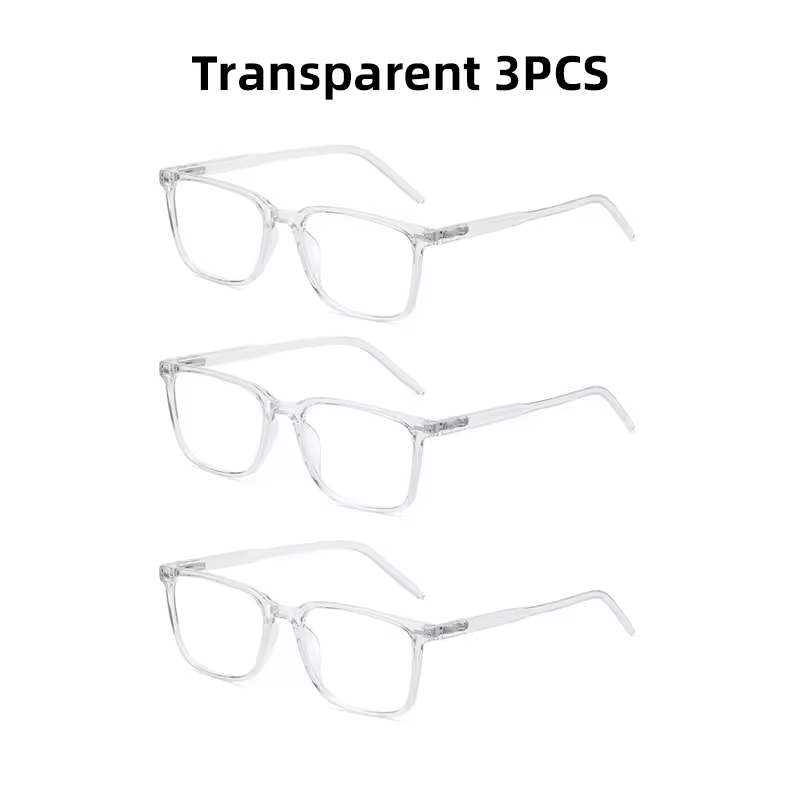 VIVIBEE Classic Square Blue Light Blocking Men Glasses Computer Gaming TR90 Black Anti Ray Eyeglasses Better Sleep Clear Eyewear - Image 10