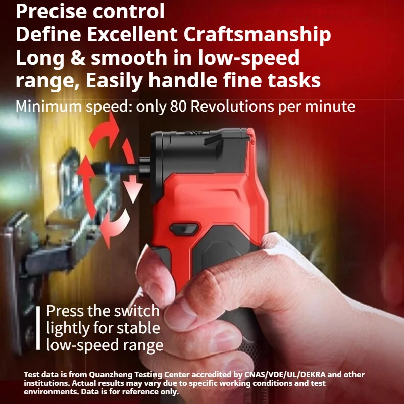 DEVON 5771 12V Brushless Angled Impact Driver Lithium-Ion Cordless Impact Drill 100N.m Electric Screwdriver Power Tools Home