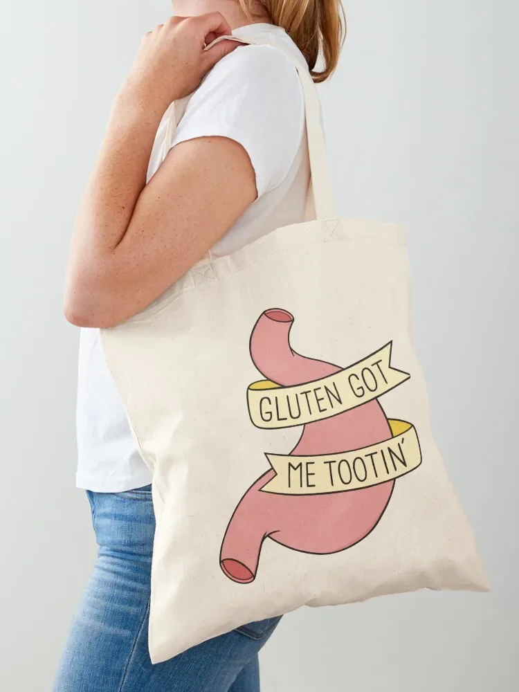 

Gluten Allergy Tote Bag supermarket folding bag Gift bags Canvas bag for women