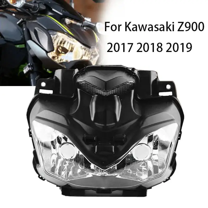 

Аксессуары для мотоциклов, пригодные для Kawasaki Z900 2017 2018 2019, фара в сборе, передние фары, фары, обтекатель
