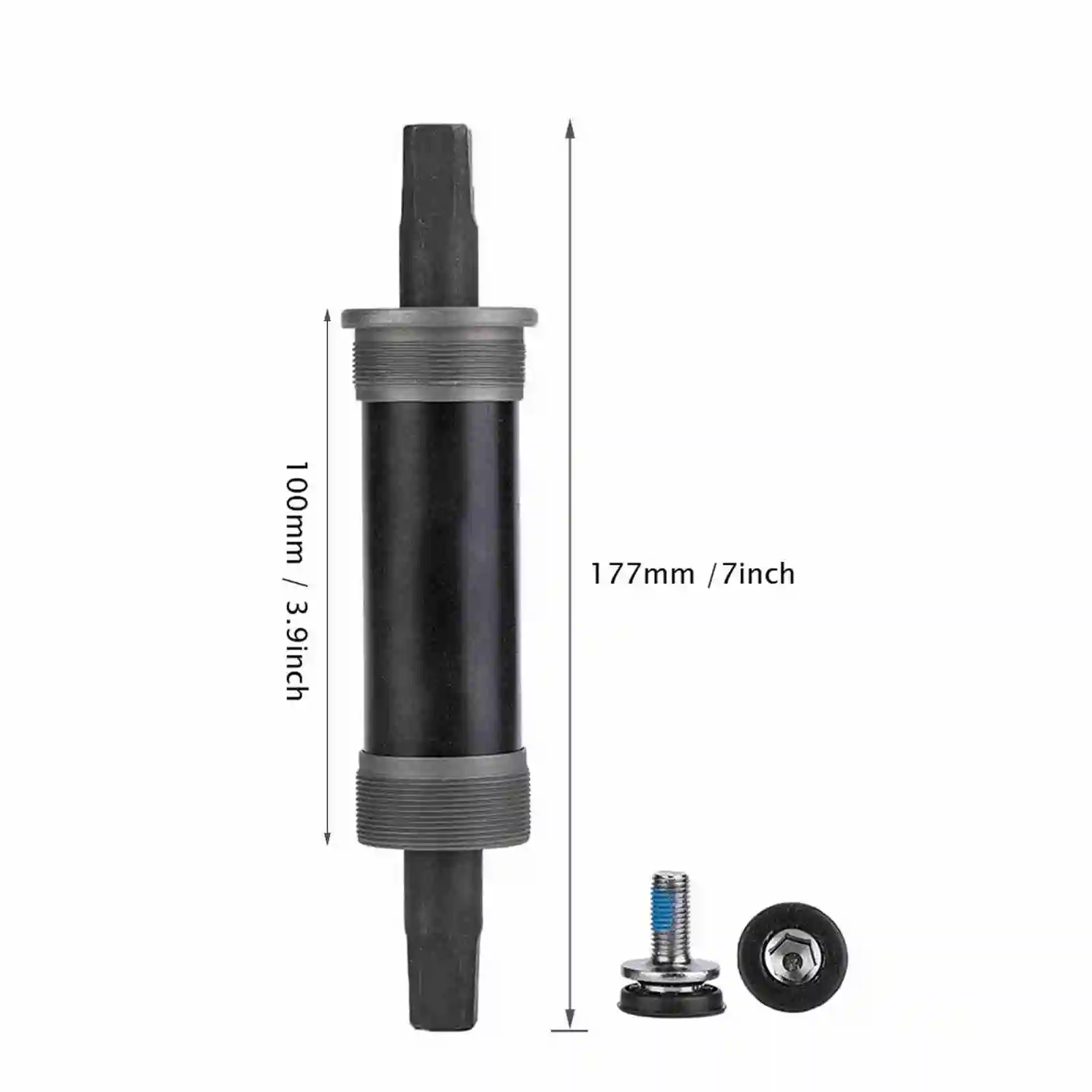 Trapas Trapas Tapered Schroefdraad Trapas voor Vet Sneeuw Fiets 80*142 100*155 100*177mm