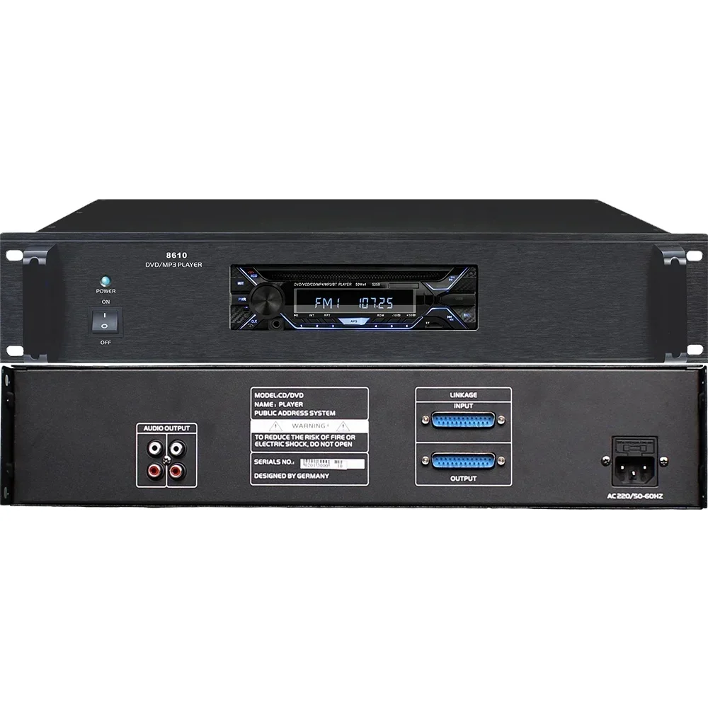 Hot salesOBT-8610 PA System Audio Equipment CD/MP3 Player with FM Function Sound System