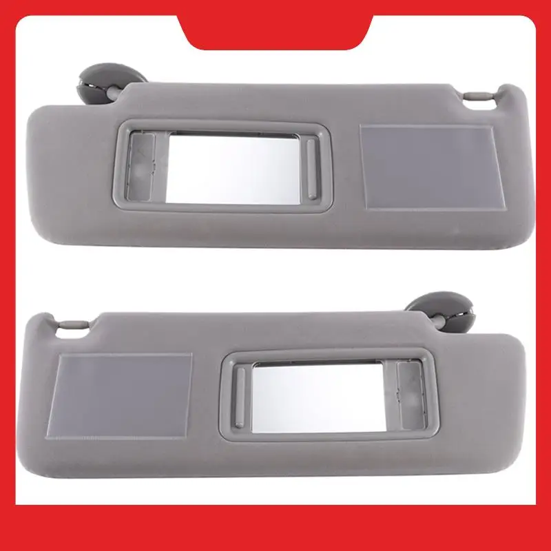 74310-6A020-A1 Car Front Sunvisor Sun Visors W/ Mirrors & LED Lights For TOYOTA LAND CRUISER J12 2002-2009