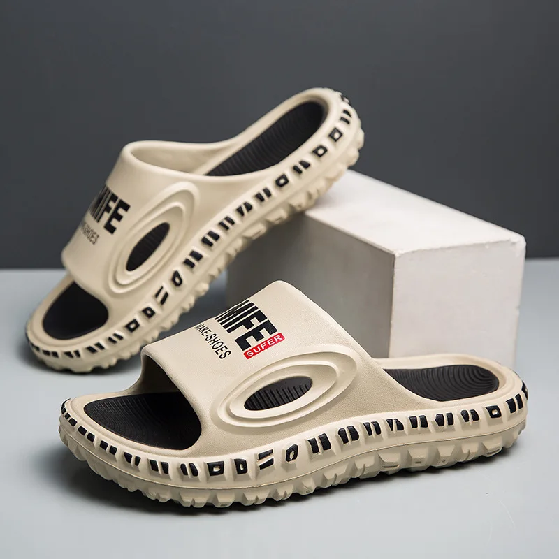 

Hot Sale Summer Men's Slippers EVA Mans Shoes Outdoor Beach Casual Non-slipPersonality Sandals for Men Lightweight Male Shoe2025