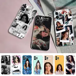 Selena Gomez Phone Case For iPhone 11 12 13 14 Mini Pro Max XR X XS TPU Clear Case For 8 7 6 Plus SE 2020