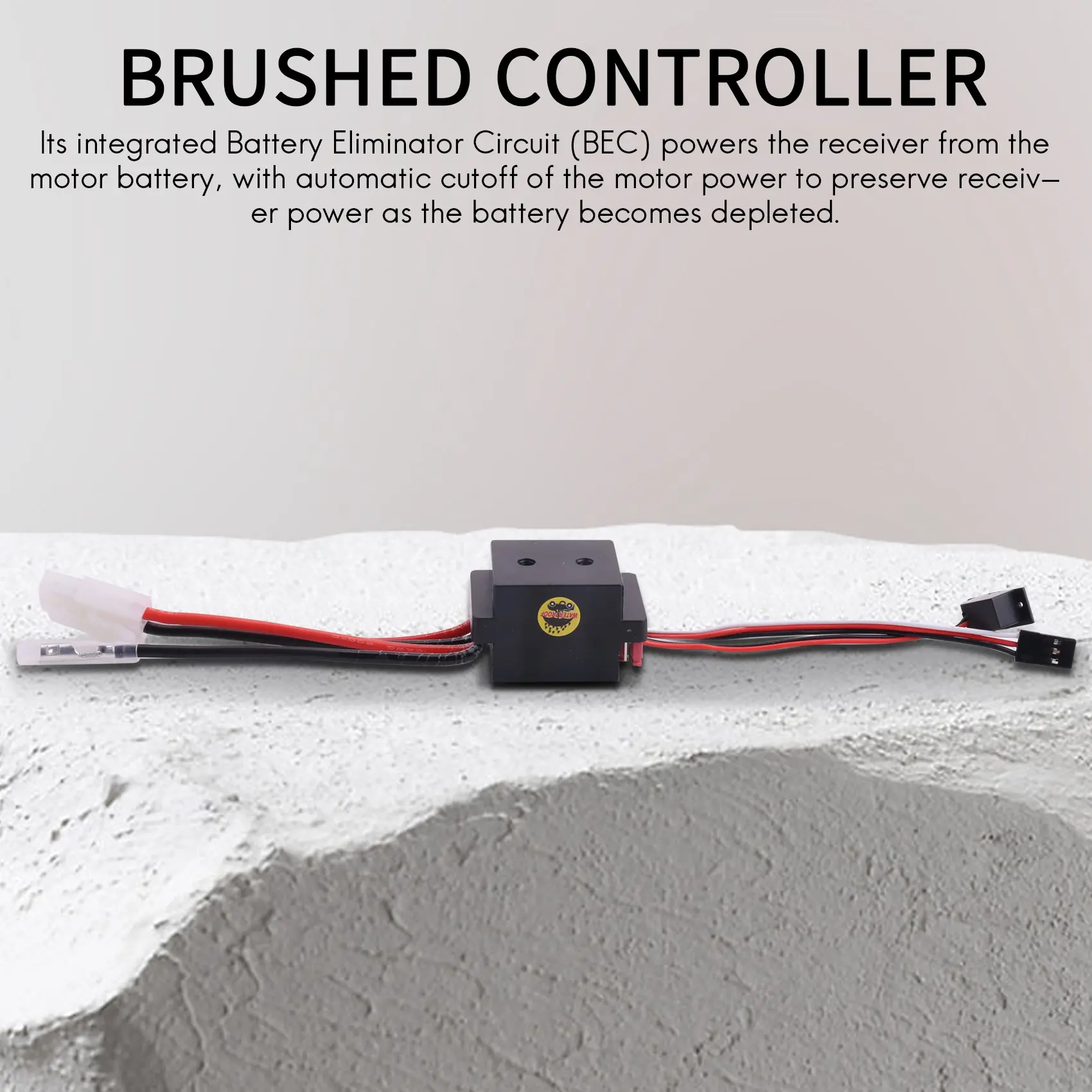 

L68ARc ESC 320A 6-12V Brushed ESC Speed Controller with 2A BEC for RC Boat U6L5