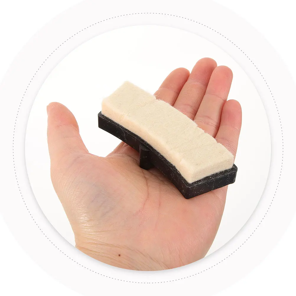 

2pcs Wool Brake Pads for Exercise Bike Durable Noise Reduction Cycling Braking Parts Fitness Accessories Gym Equipment